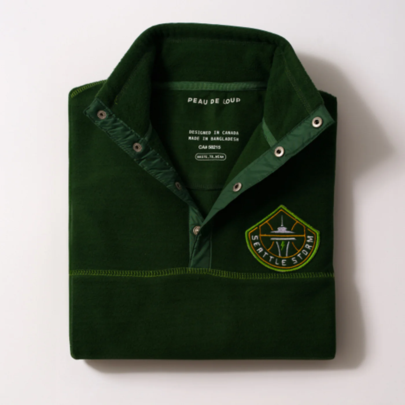 Peau De Loup Sideline Fleece Quarter Zip - Image 3
