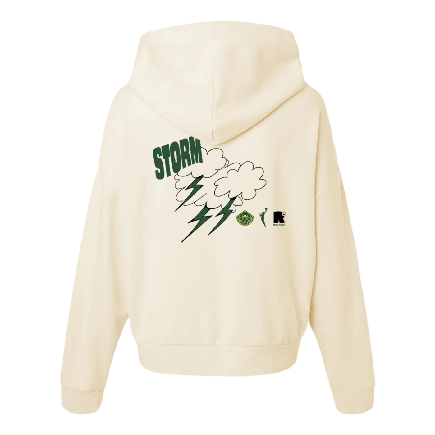 Round21 Storm Crop Hoodie - Image 2