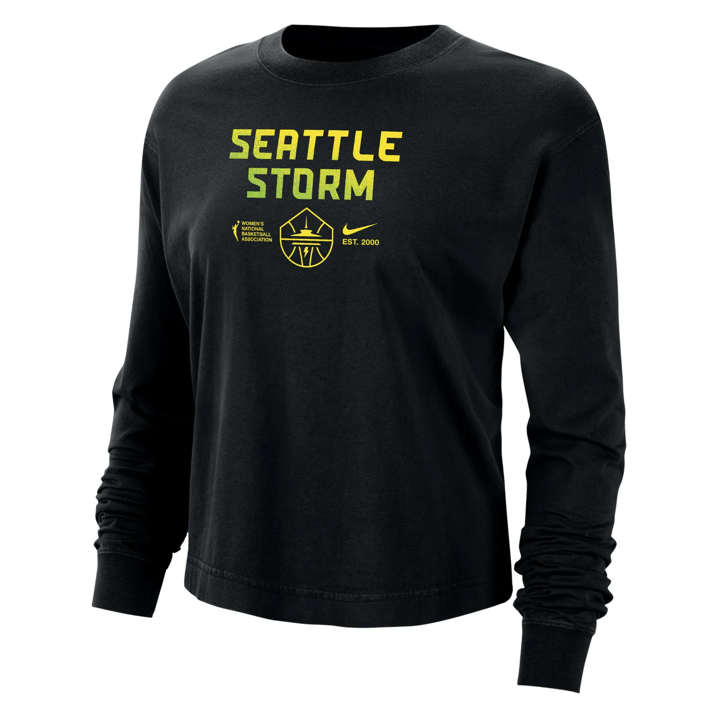 Wordmark Cotton Boxy Long Sleeve