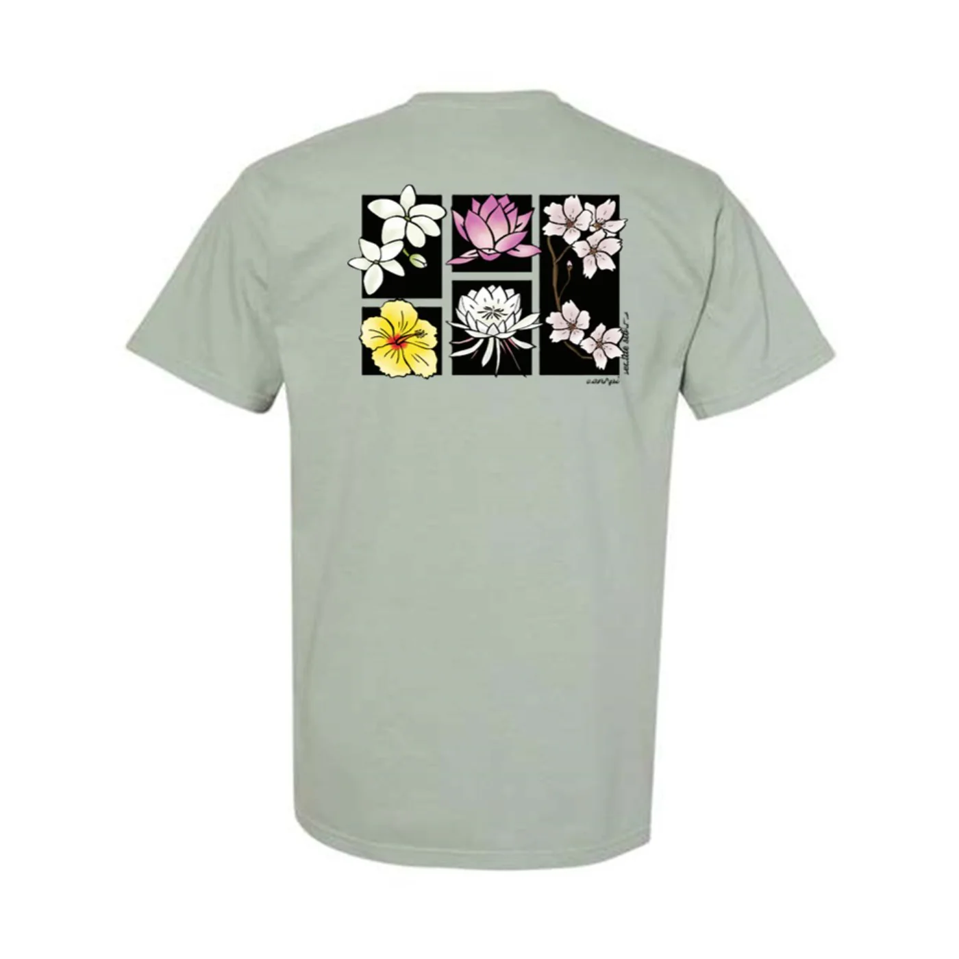 AANHPI Flowers Tee - Image 2