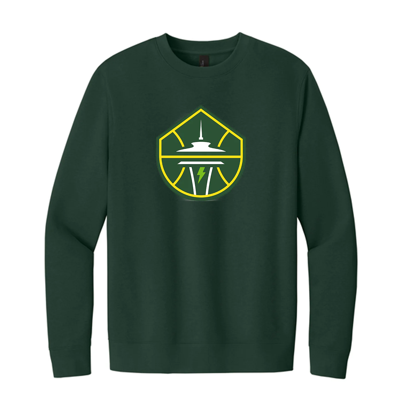 Storm Primary Forest Green Crewneck