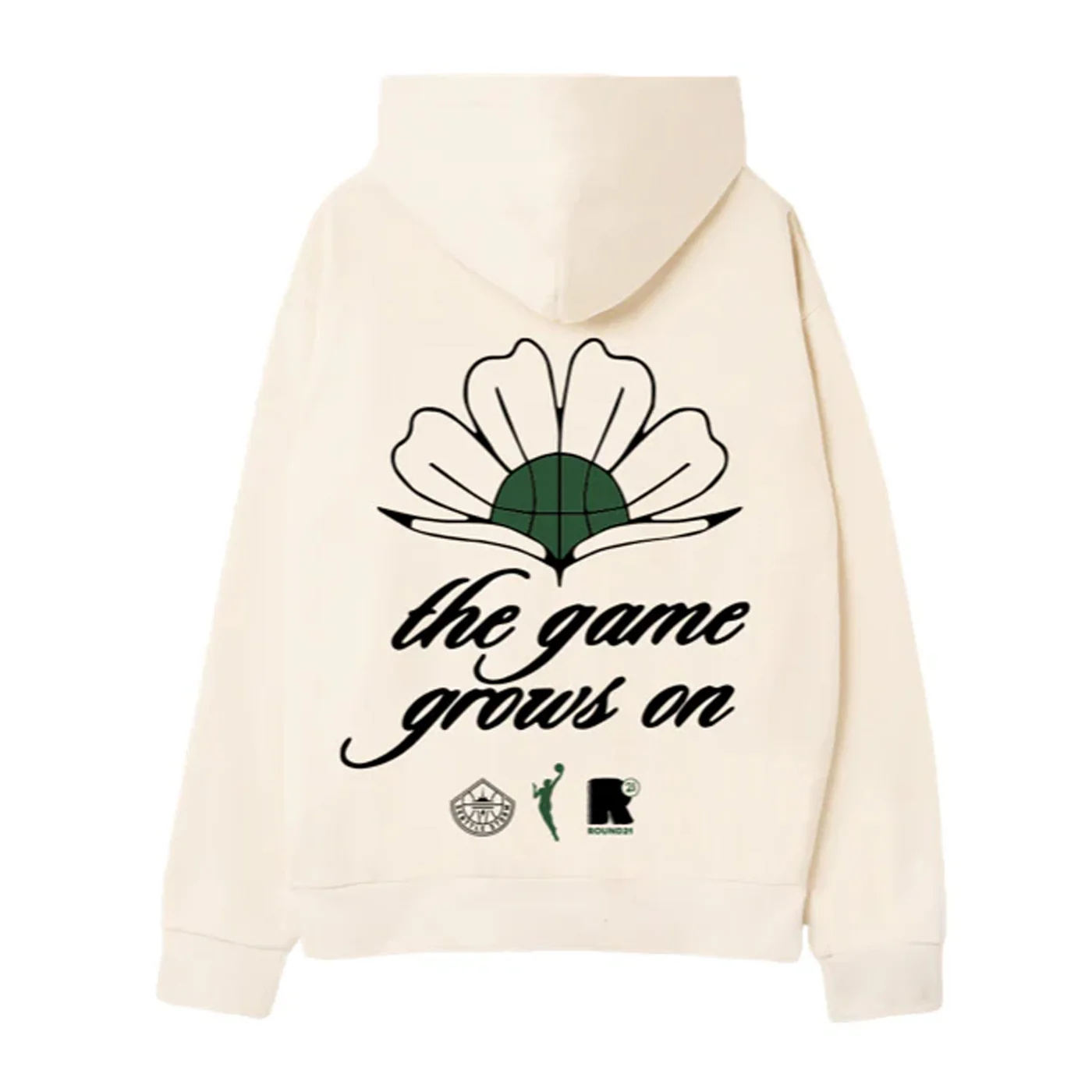 Storm Round 21 Bloom Ball White Hoodie - Image 2
