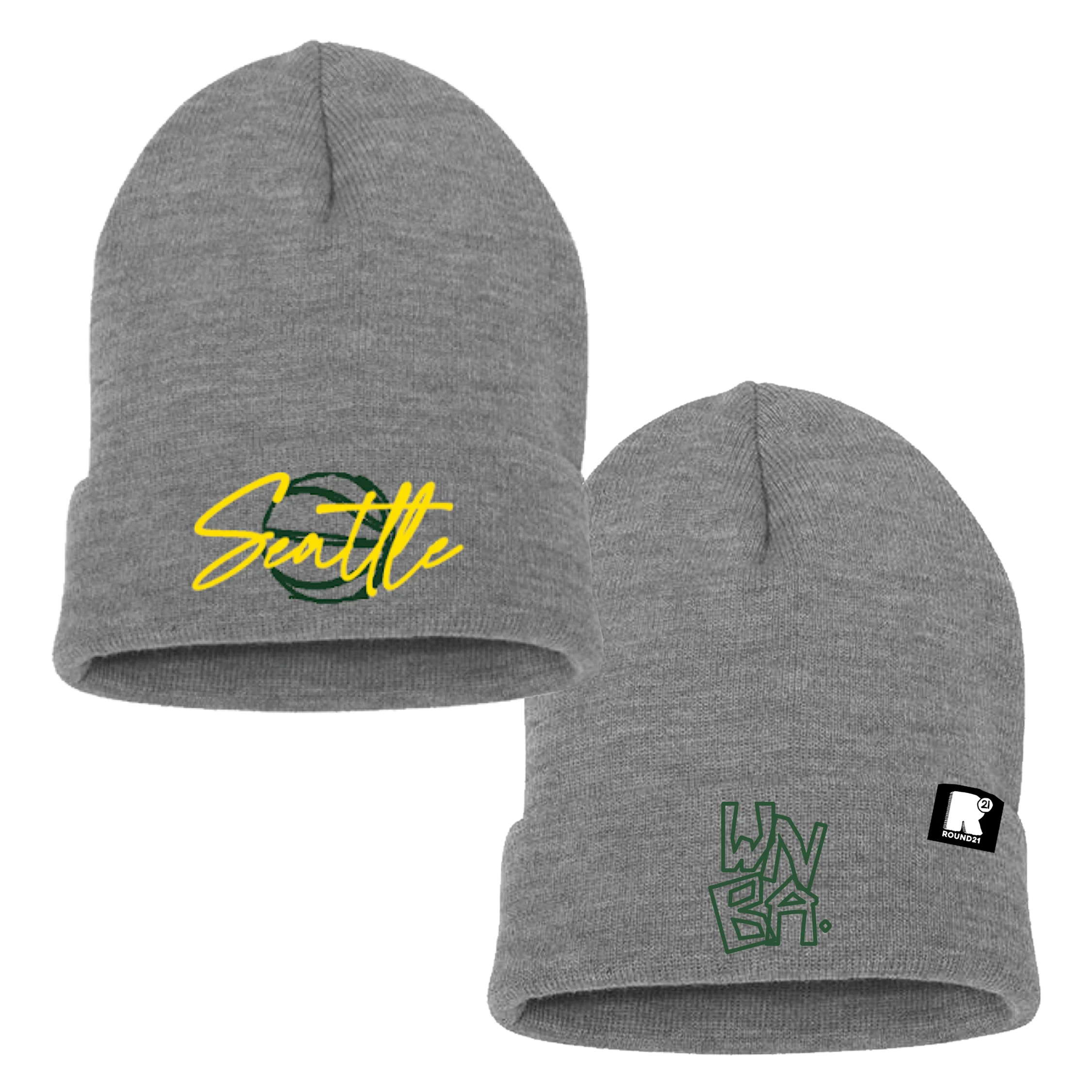 Round21 Gray Beanie - Image 3