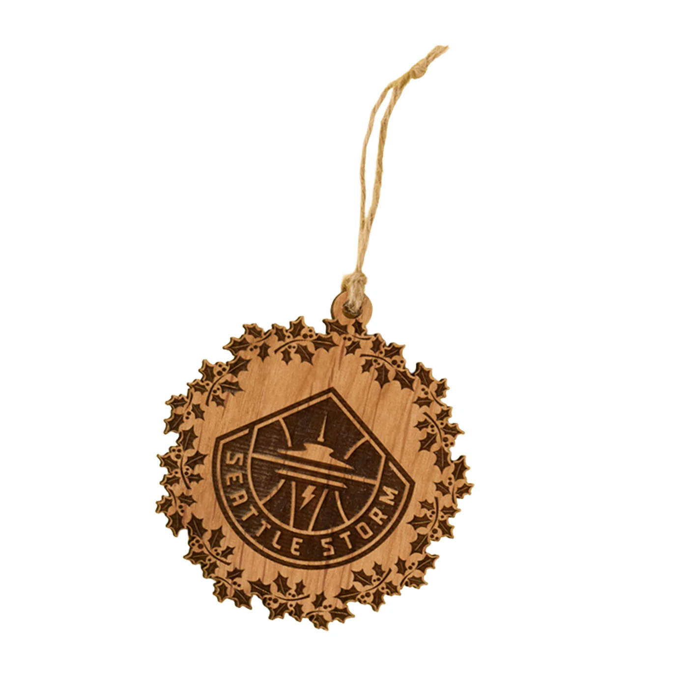 Wooden Wreath Ornament